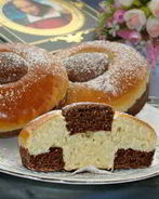 Сдобные булочки с какао