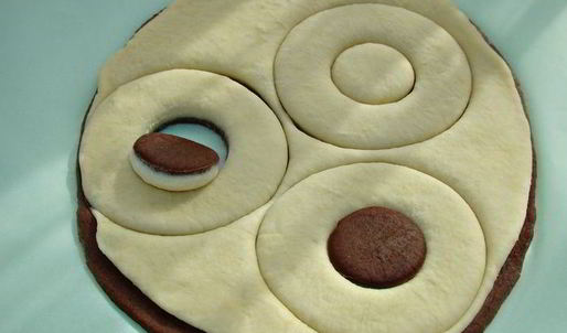 сдобные булочки с какао