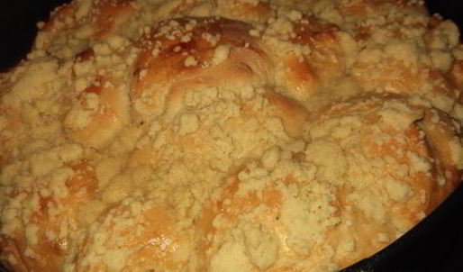 сладкие булочки со штрейзелем