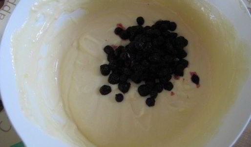 творожная ватрушка с черникой