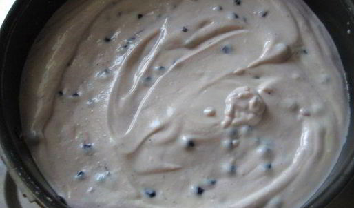 творожная ватрушка с черникой