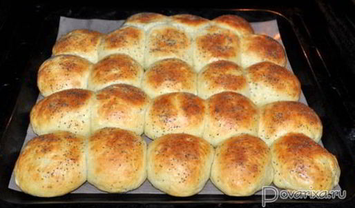 творожные булочки с маком
