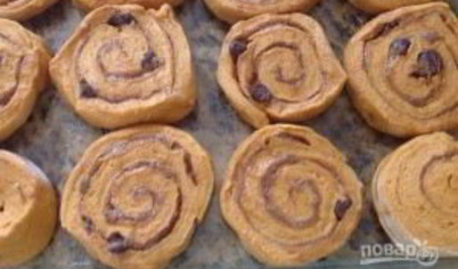 тыквенно-шоколадные булочки