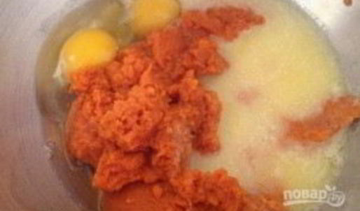 тыквенно-шоколадные булочки