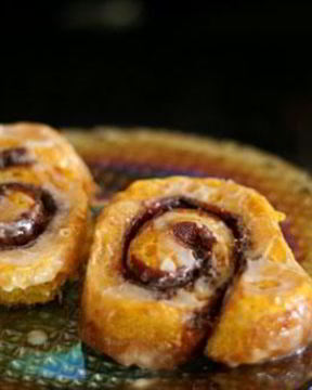 Тыквенные булочки с корицей