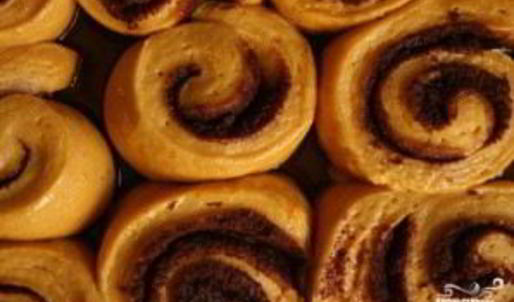 тыквенные булочки с корицей