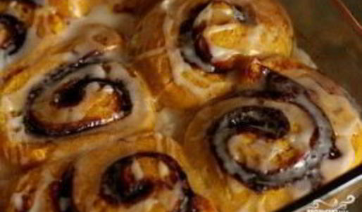 тыквенные булочки с корицей