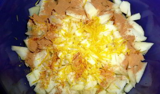 яблочно-маковые плюшки