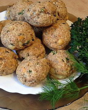 Закусочные булочки с сыром и зеленью