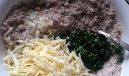 закусочные булочки с сыром и зеленью