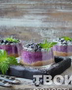 Черничный чизкейк