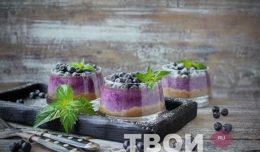 черничный чизкейк