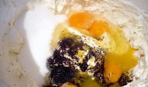 чизкейк апельсин в крапинку