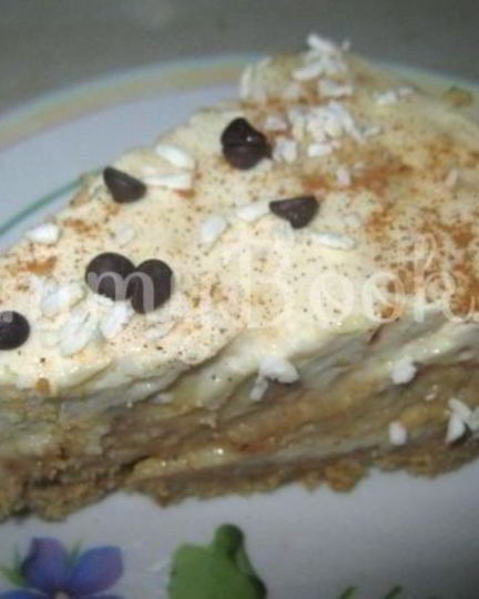 Рецепт чизкейка без выпечки с карамелью