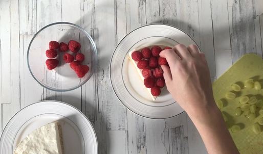 чизкейк без выпечки с творогом и печеньем