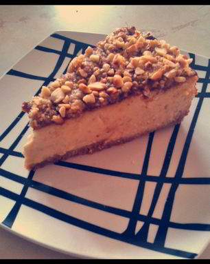 Чизкейк с арахисовой пастой