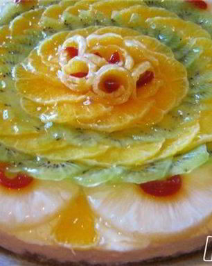 Чизкейк с фруктами