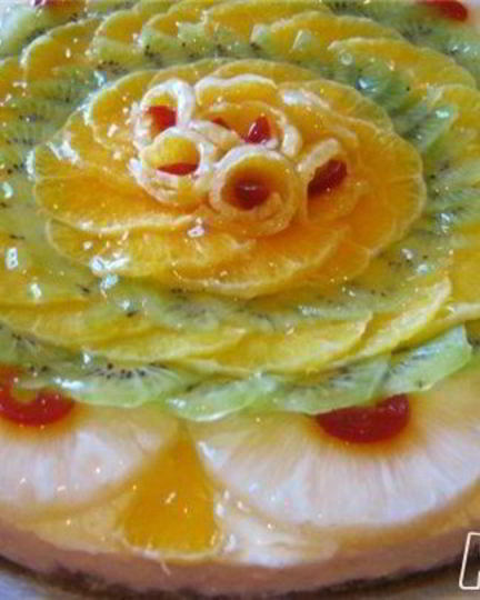 Рецепт чизкейка с фруктами