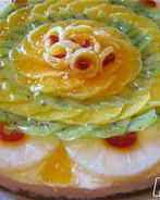 Чизкейк с фруктами