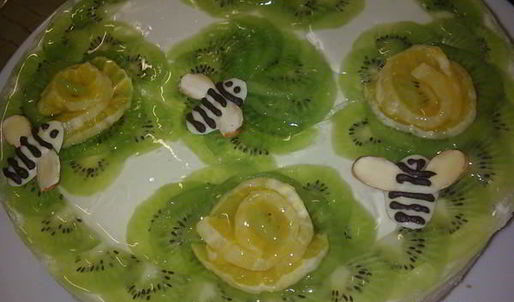 чизкейк с фруктами