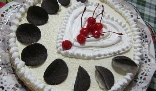 чизкейк с фруктами