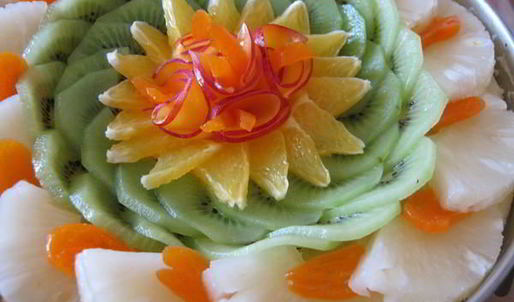 чизкейк с фруктами