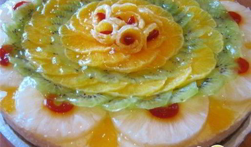 чизкейк с фруктами