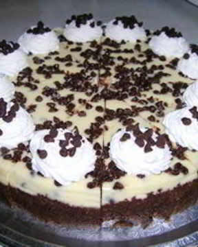 Чизкейк с шоколадной крошкой