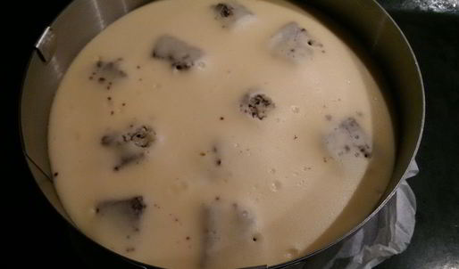 чизкейк с шоколадным бисквитом