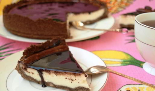 чизкейк с шоколадом