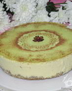 Диетический яблочно-творожный чизкейк