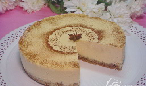 диетический яблочно-творожный чизкейк