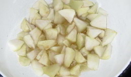 диетический яблочно-творожный чизкейк