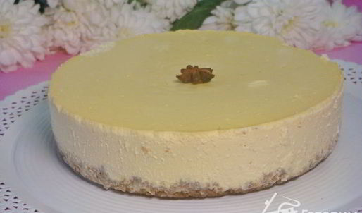 диетический яблочно-творожный чизкейк