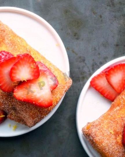 Рецепт клубничного чизкейка в лаваше с творогом