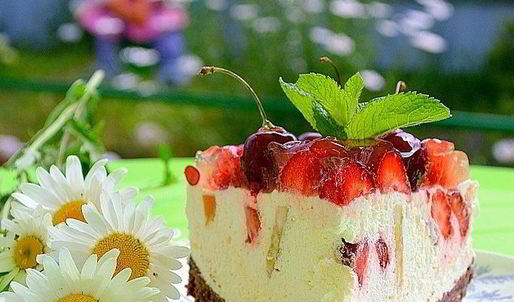 лимонный чизкейк лето