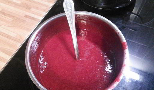 мини-чизкейк из козьего сыра с малиной