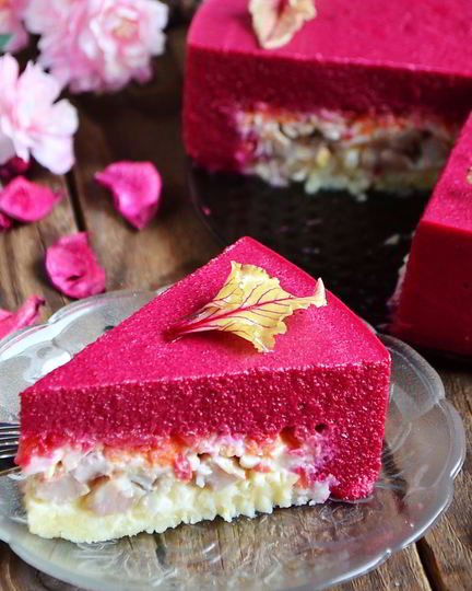 Рецепт селедочного чизкейка