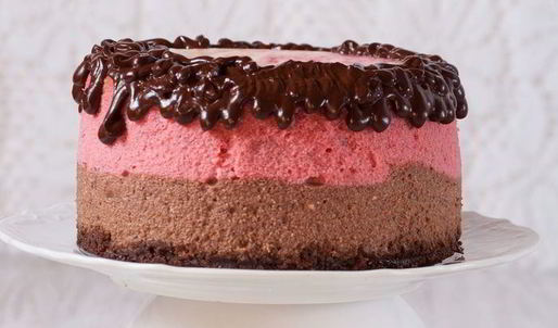 шоколадно-вишневый чизкейк