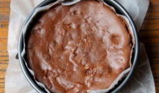 шоколадный чизкейк с вишней