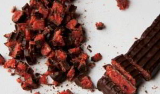 шоколадный чизкейк с вишней