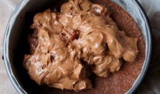 шоколадный чизкейк с вишней