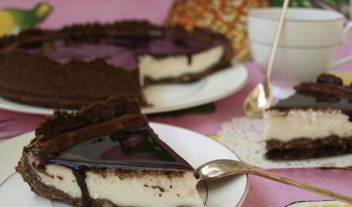 сырный чизкейк с шоколадом