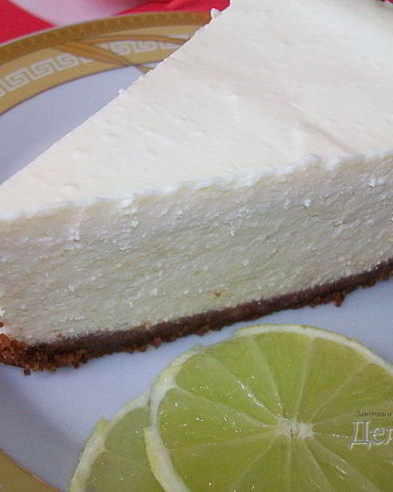 Рецепт творожного чизкейка с лаймом