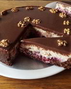 Вишнево-смородиновый чизкейк