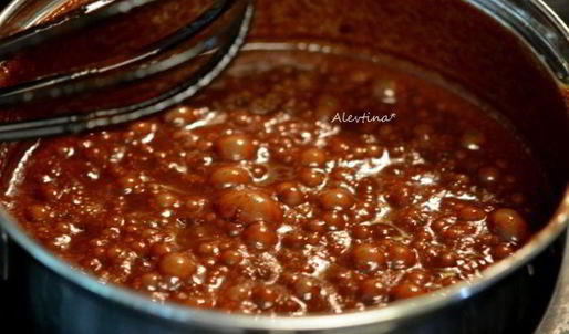 ягодный брауни чизкейк