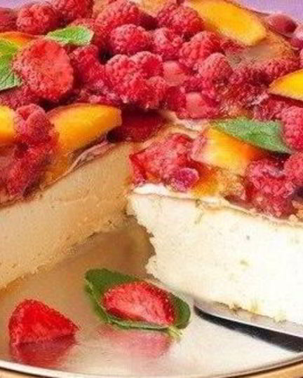 Рецепт ягодный чизкейк в духовке