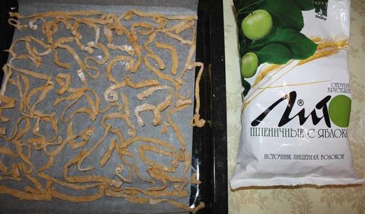 десерт хворост под снегом