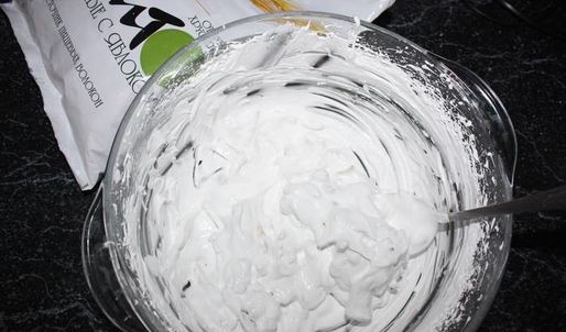 десерт хворост под снегом