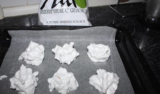 десерт хворост под снегом